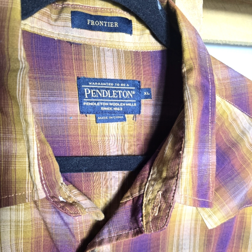 Pendleton Western Button-Down Long Sleeve Shirt S… - image 4